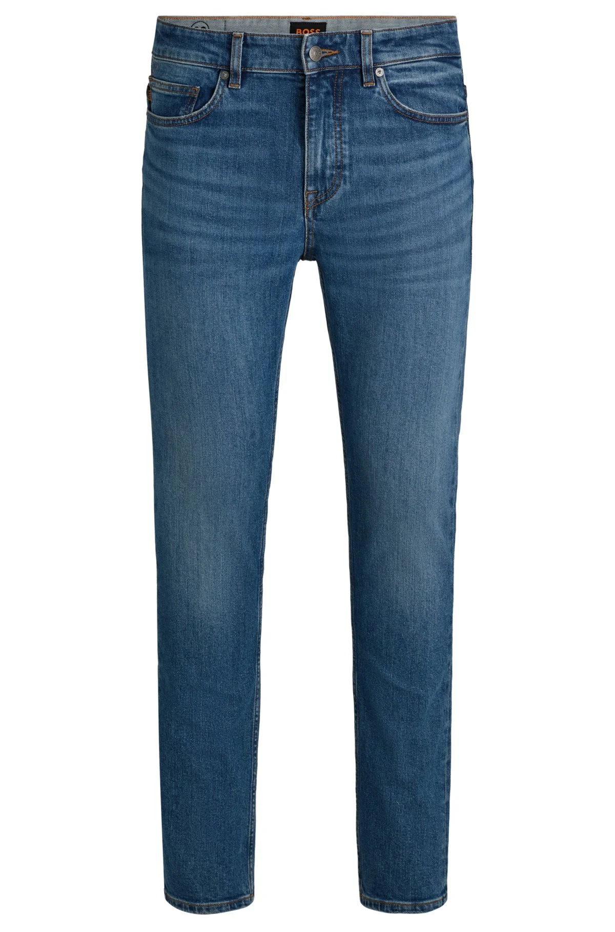DELAWARE SLIM-FIT JEANS IN BLUE COMFORT-STRETCH DENIM - 1
