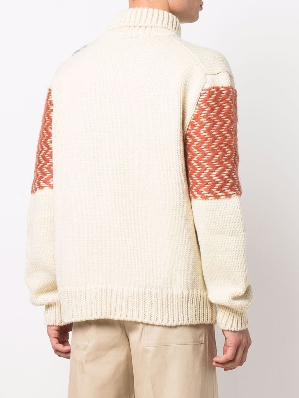 turtle neck knitted jumper - 4