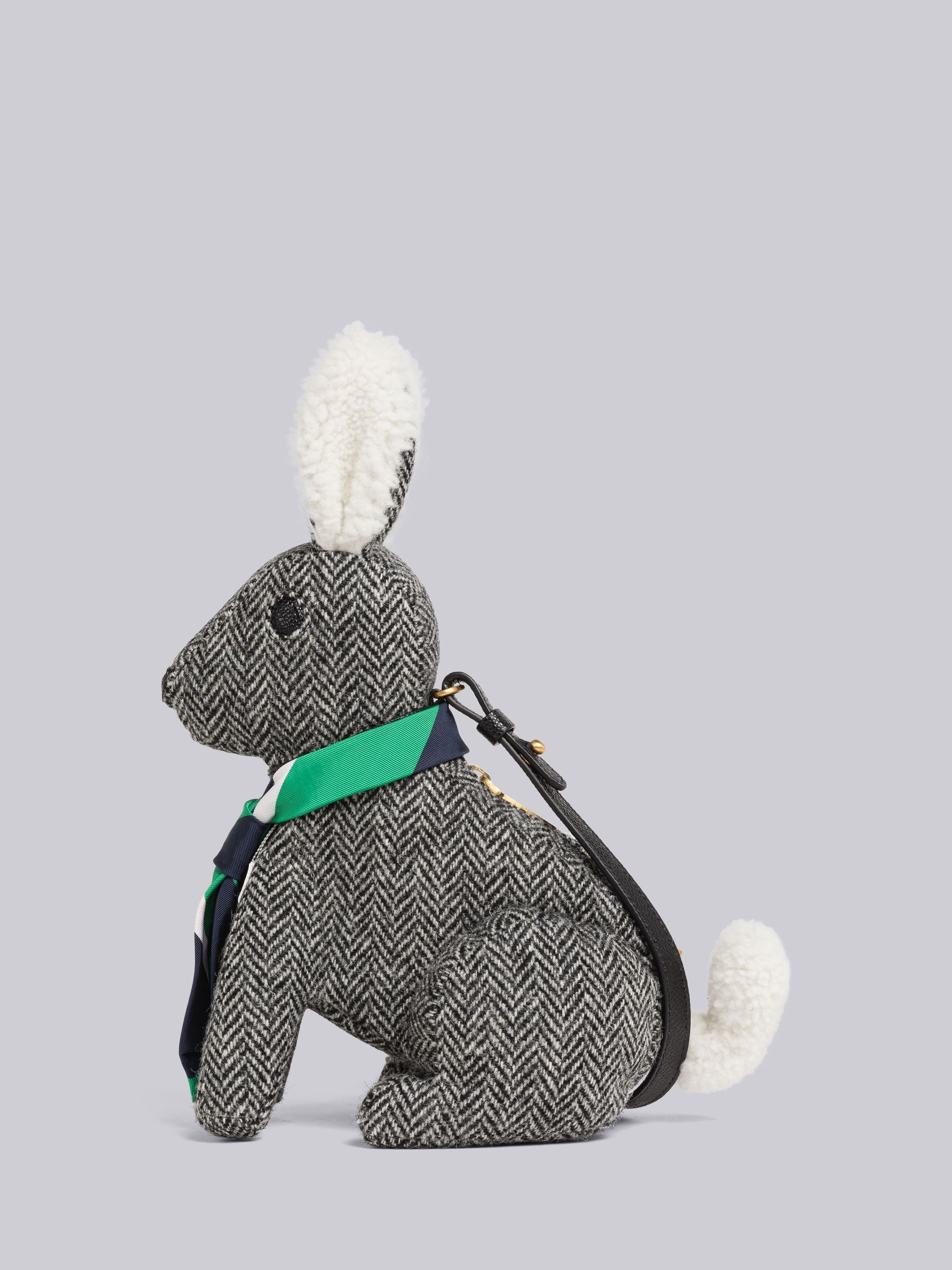 Herringbone Small Rabbit Shoulder Bag - 1