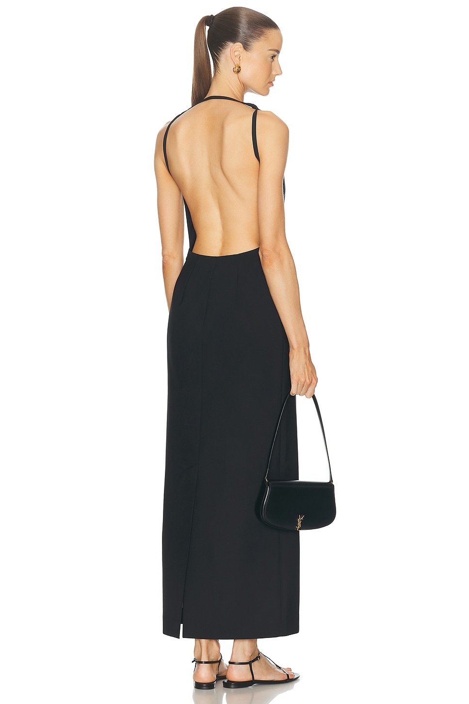 Sleeveless Open Back Dress - 1