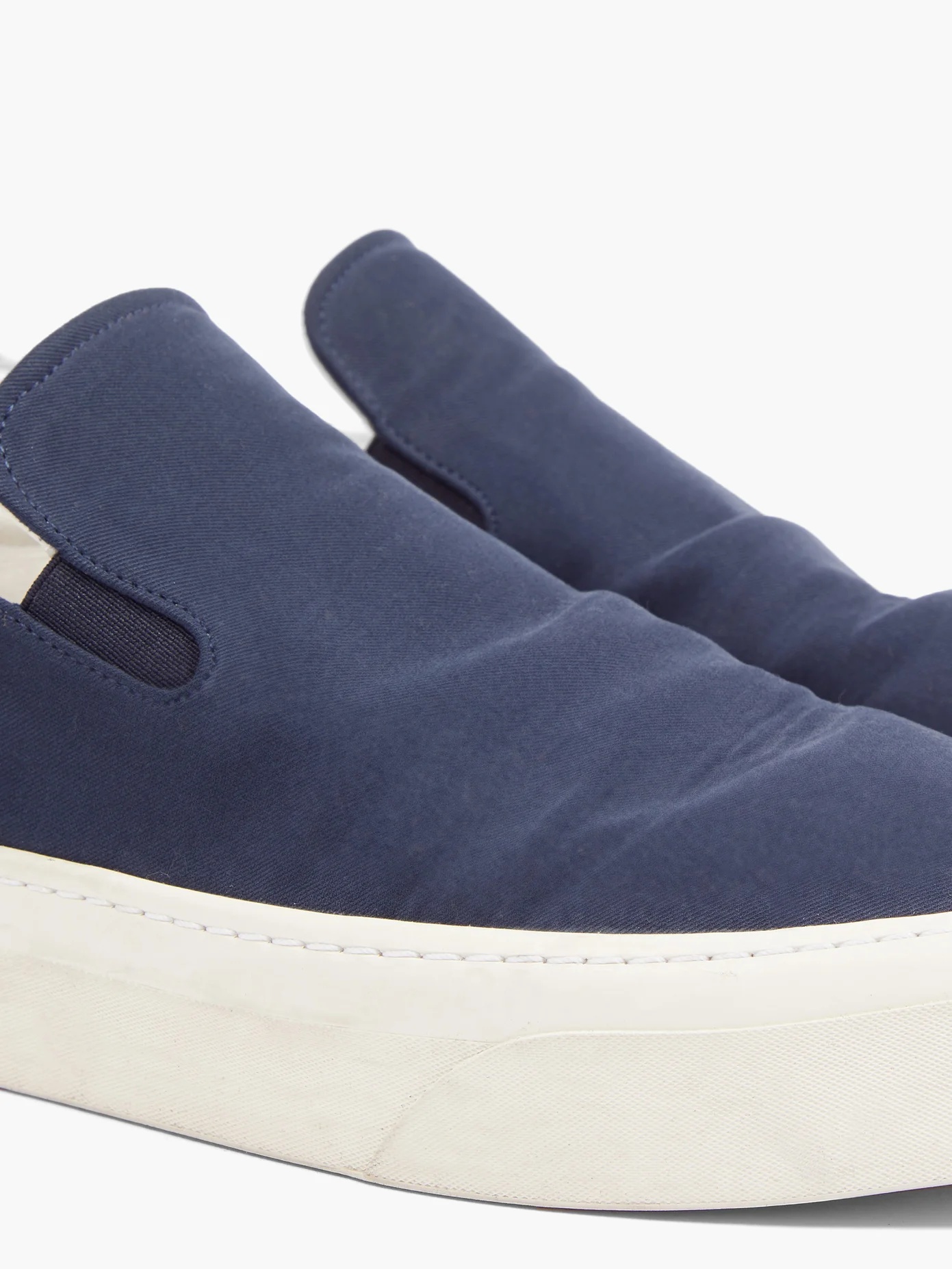 Mary H slip-on canvas trainers - 4