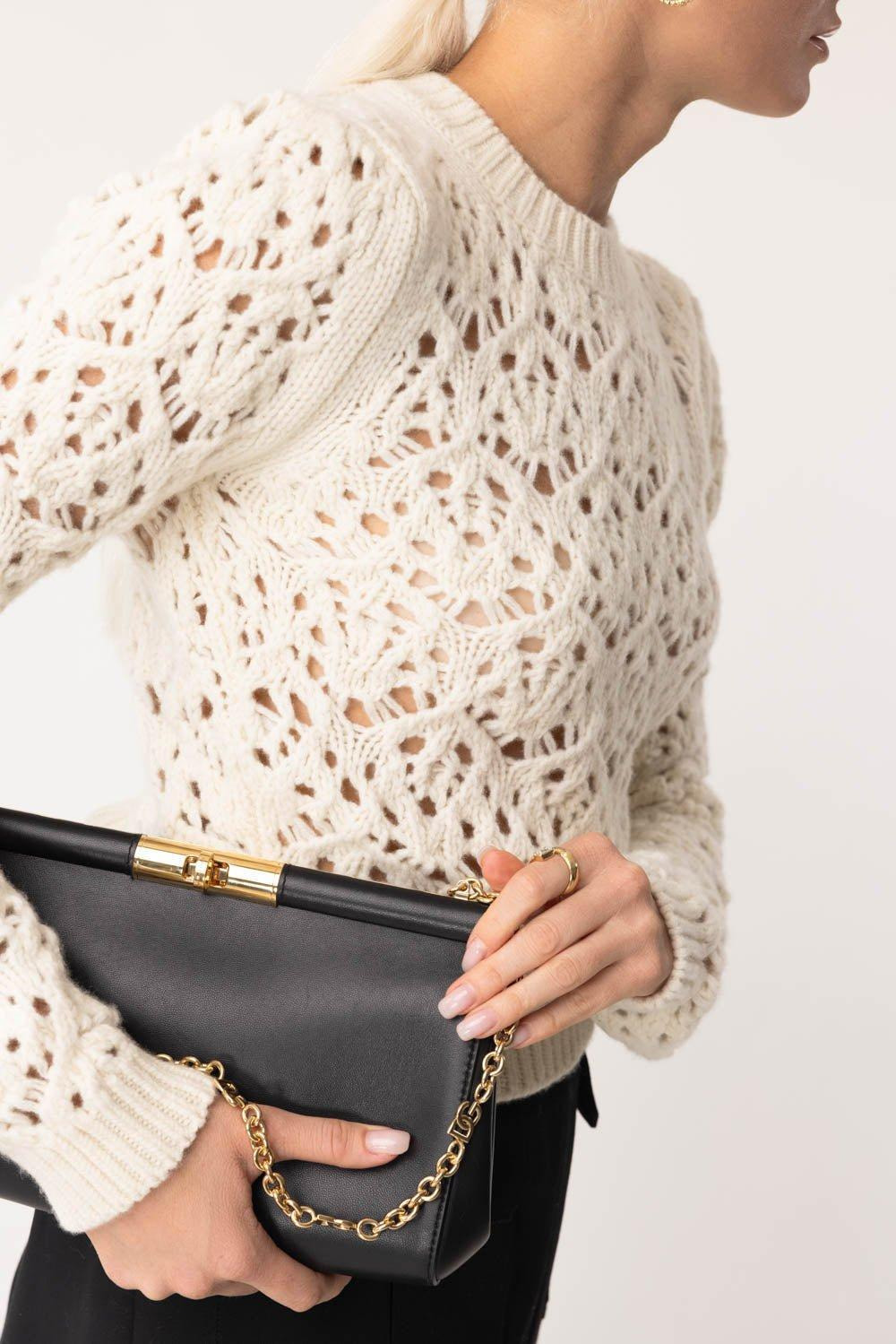 Medium Marlene Clutch - Black - 3