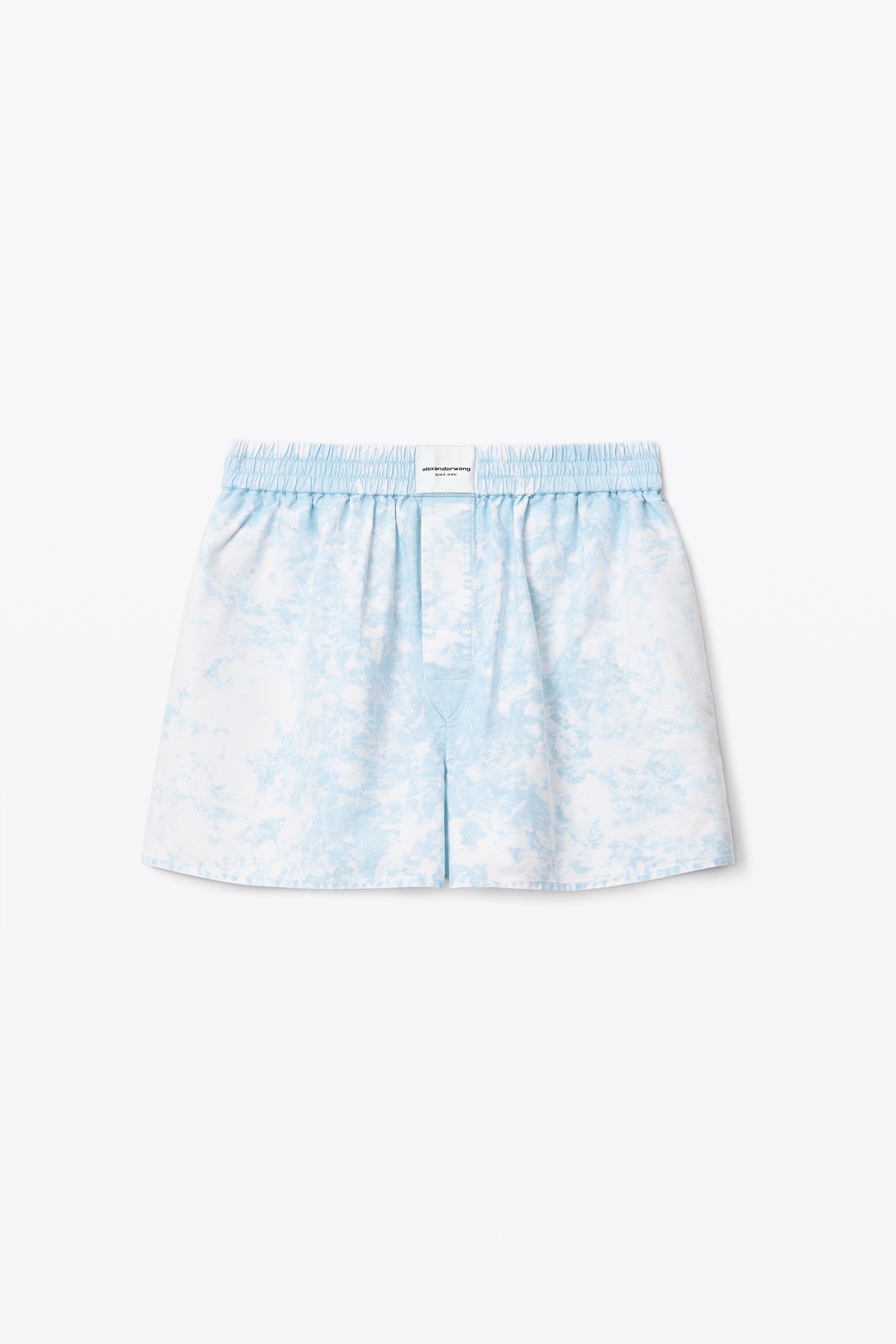 BOXER SHORT IN ACID WASHED COTTON - 1