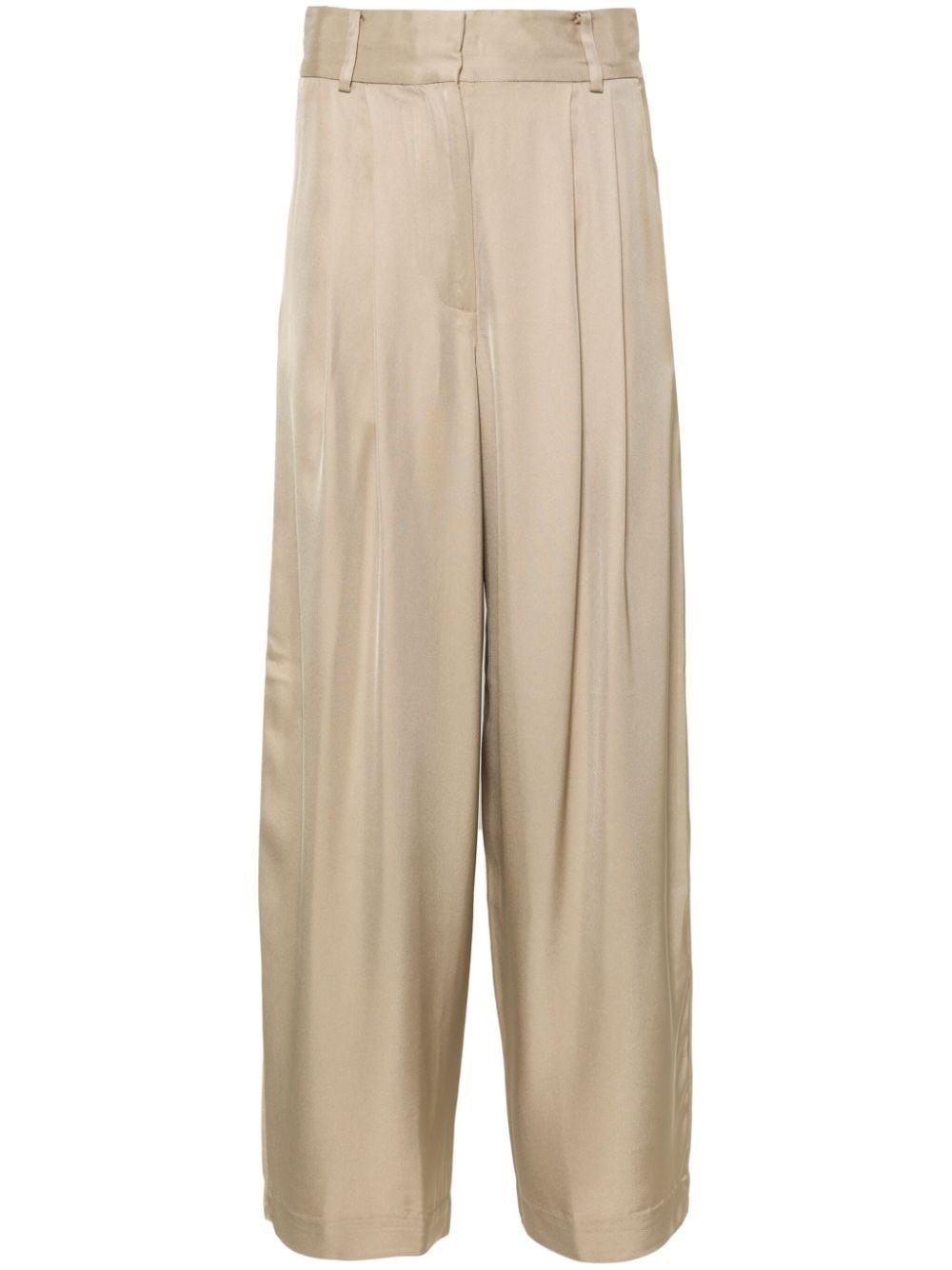 Piscali high-waist palazzo trousers - 1