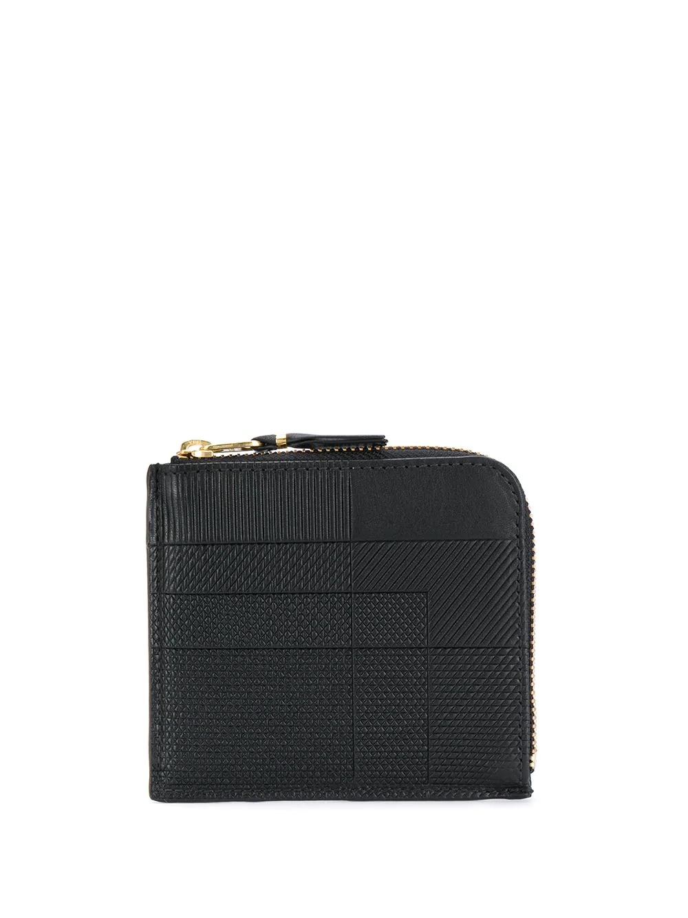 black mix pattern wallet - 1