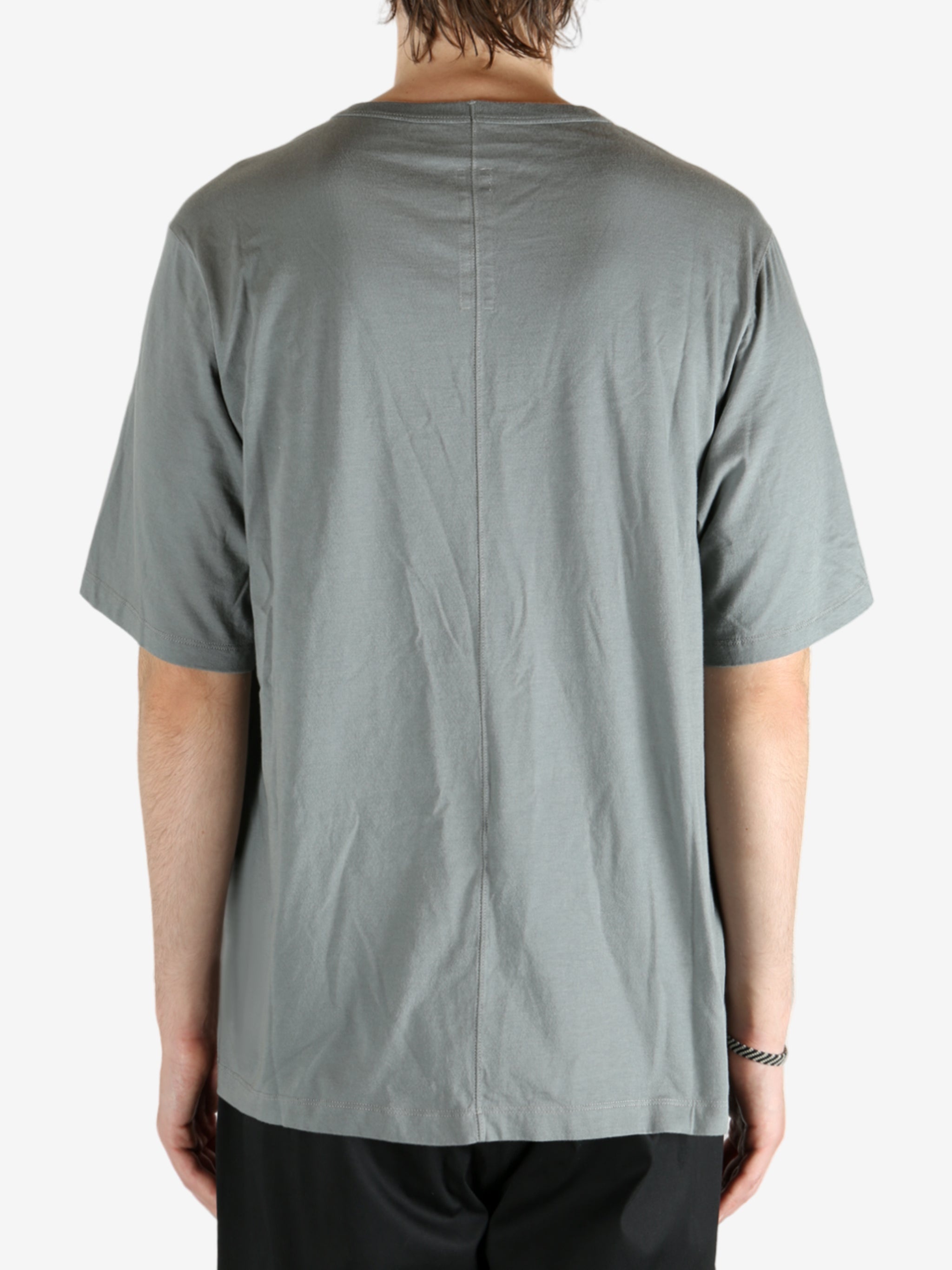 RICK OWENS - Men Cotton Jersey Brad Tee - 3