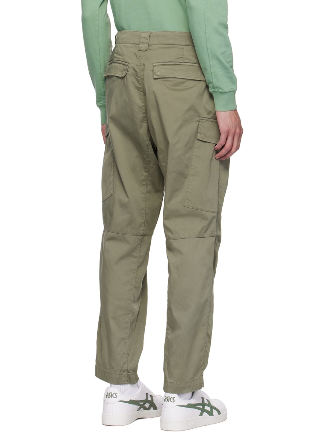 Khaki Loose Cargo Pants - 3