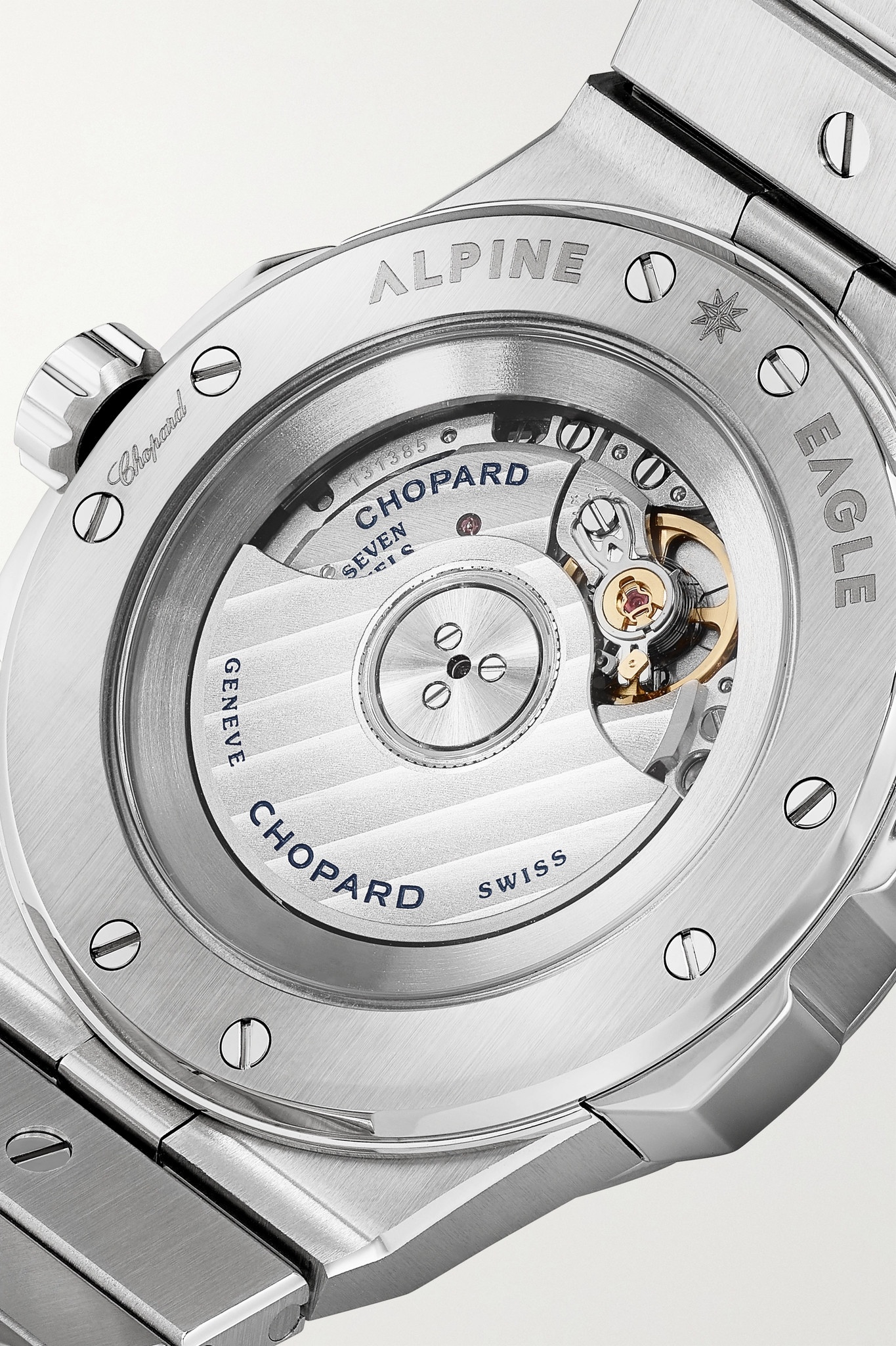 Alpine Eagle Automatic 36mm small stainless steel, mother-of-pearl and diamond watch - 6