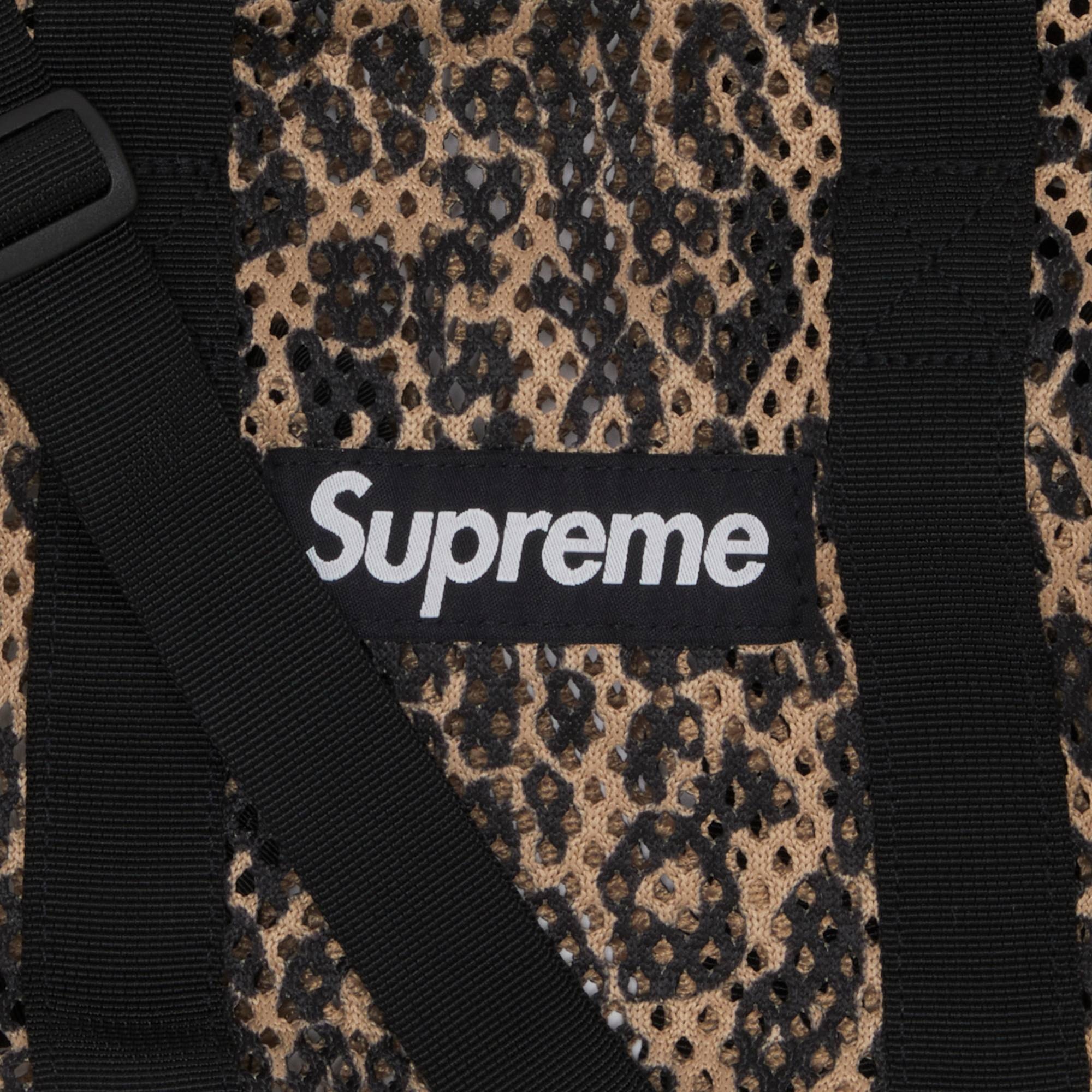 Supreme Mesh Mini Duffle Bag 'Leopard' - 3