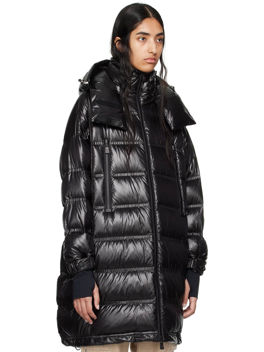 Black Rochelairs Down Coat - 2