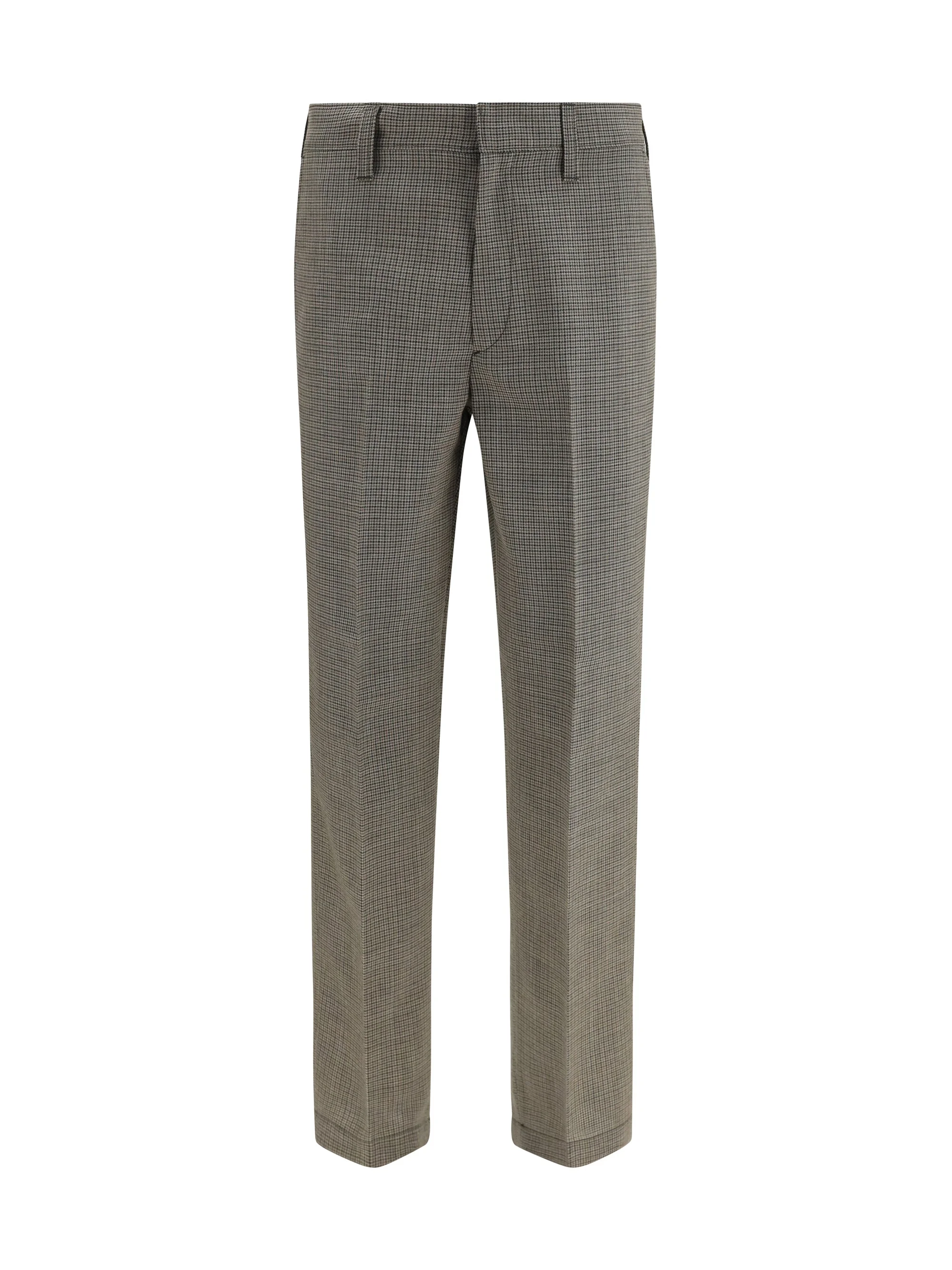 Prada Tailored Wool Pants Militare - 1