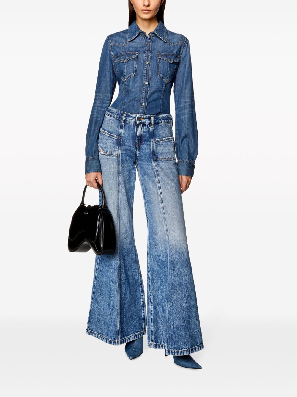 D-Akki mid-rise bootcut-jeans - 2