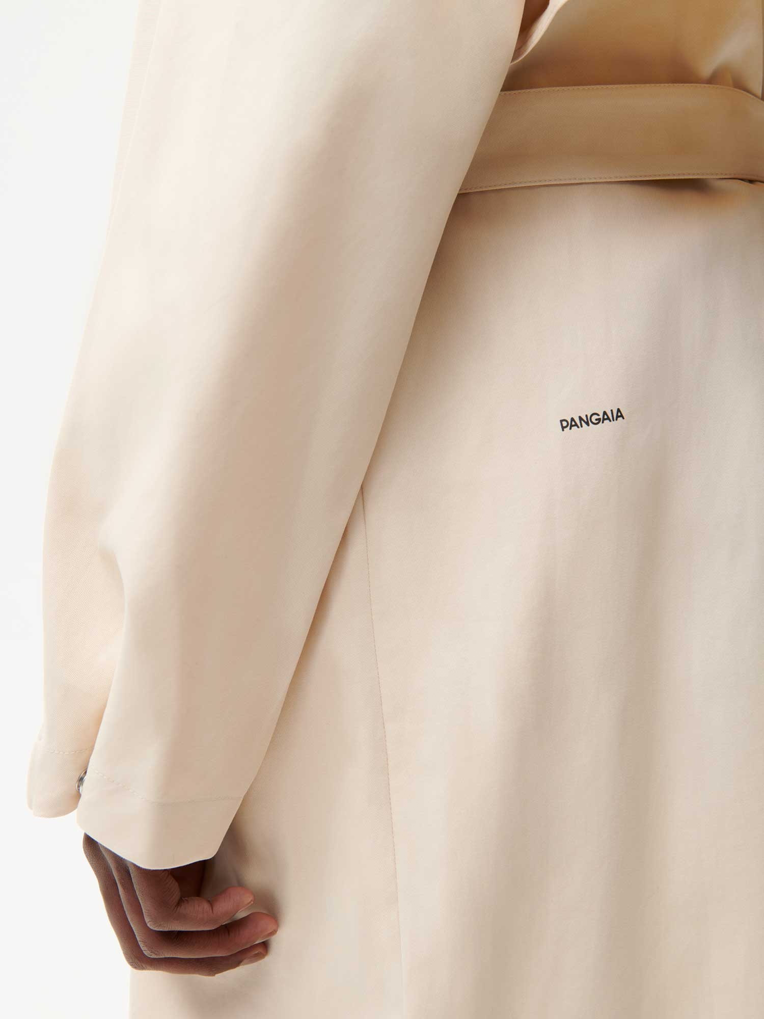 Mens Archive Organic Cotton Trench Coat - Sand - 3