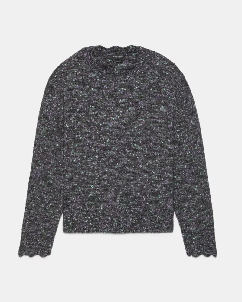 Scallop Crew Neck Sweater 1