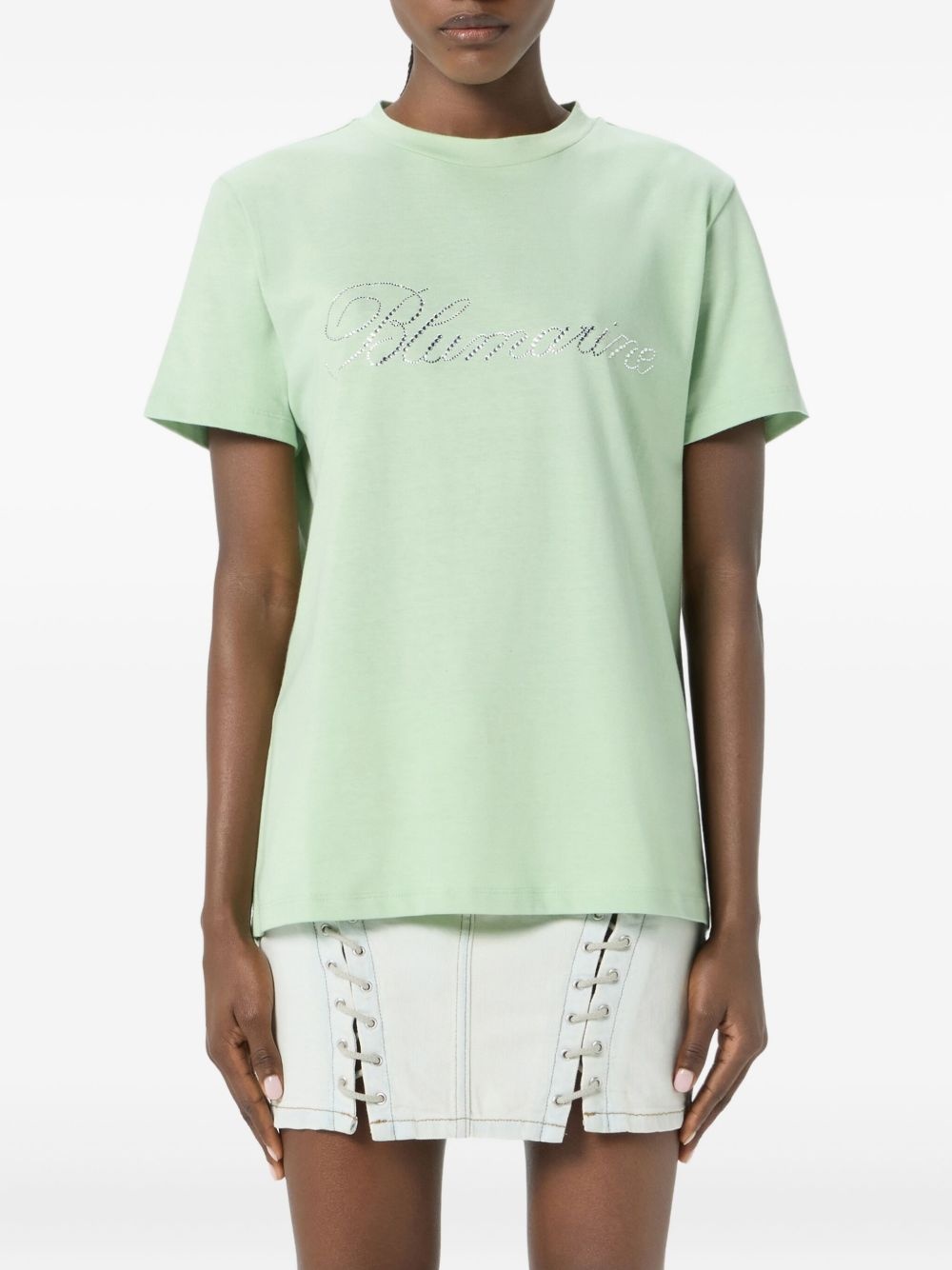 crystal-embellished T-shirt - 3