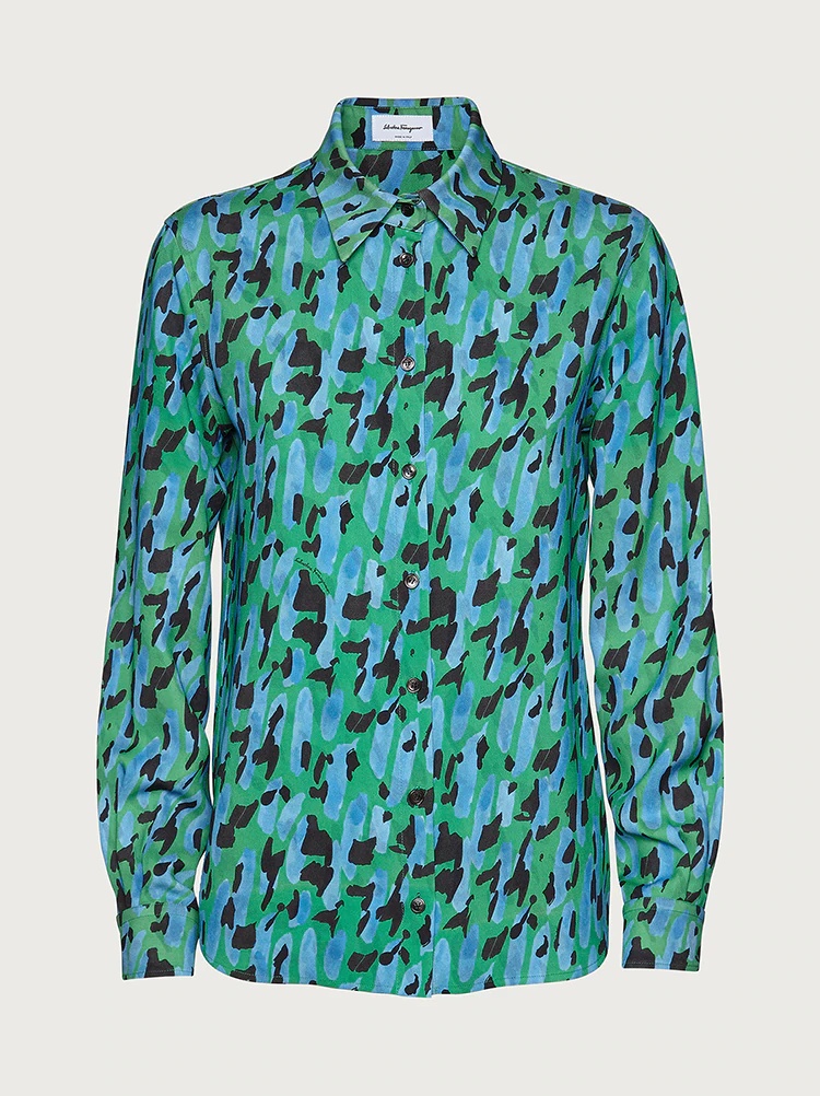 CAMOUFLAGE PRINT SHIRT - 1