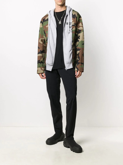 Moschino camouflage hybrid jacket outlook