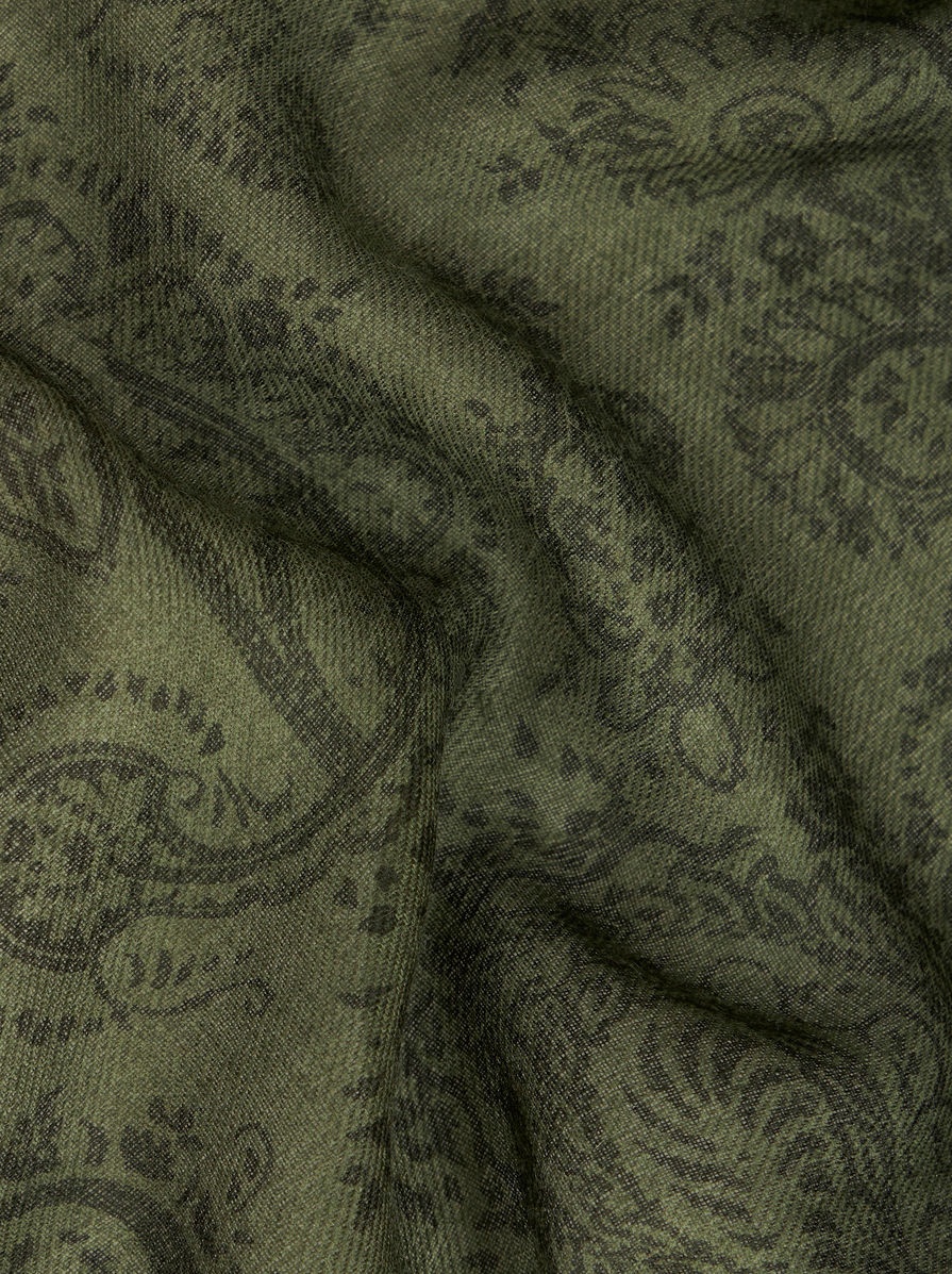WOOL, CASHMERE AND SILK SCARF - 3