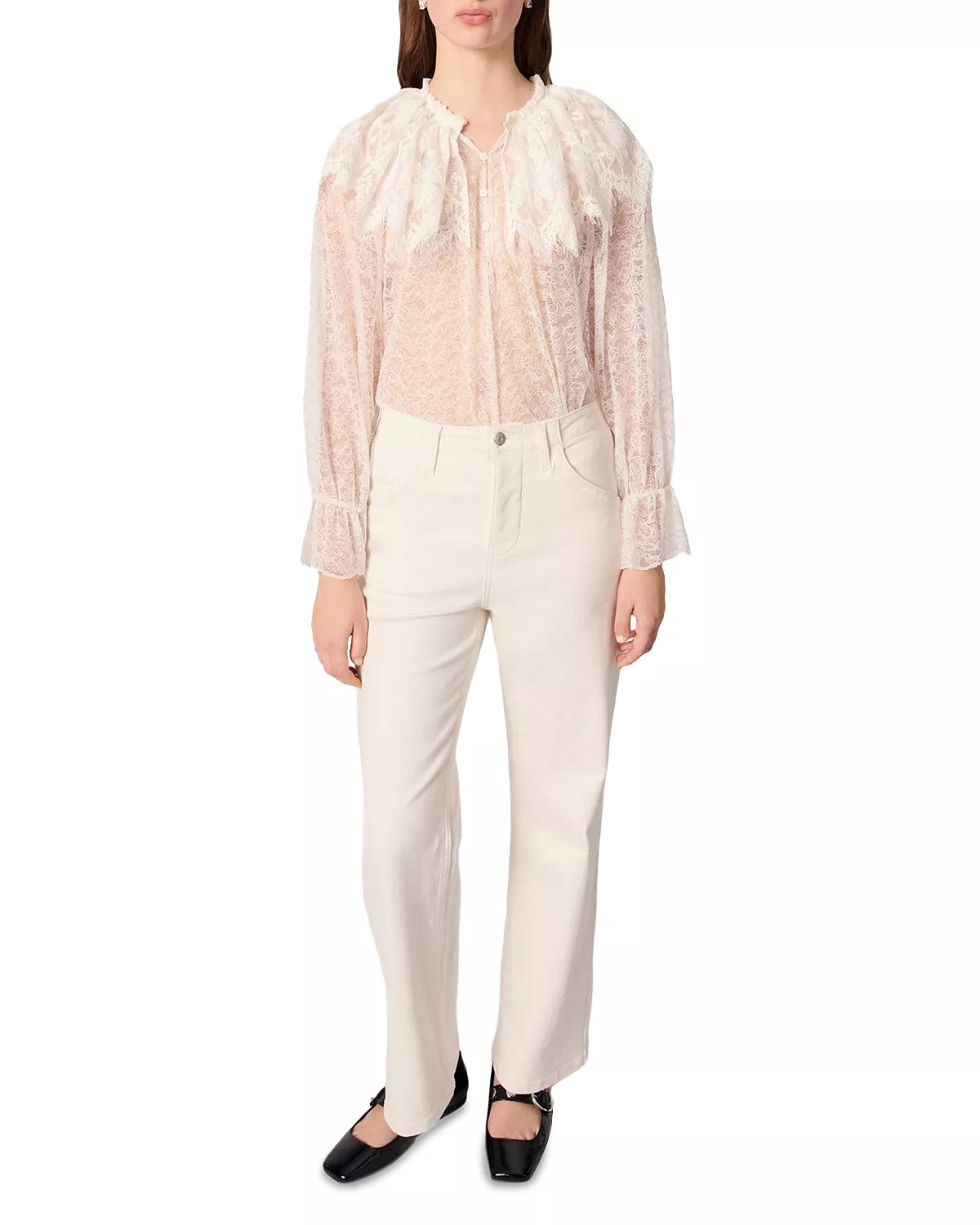 Carpenter Cut Jeans in White - 6