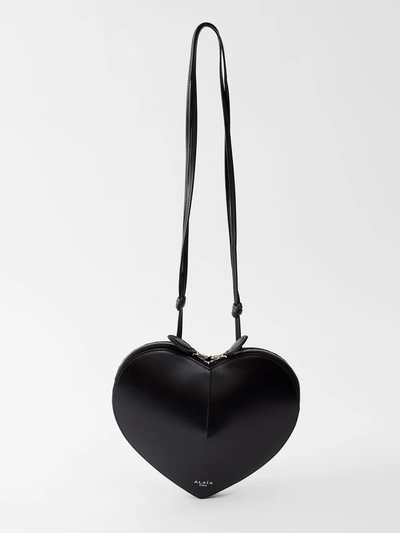 Alaïa Le Cœur leather cross-body bag, matchesfashion