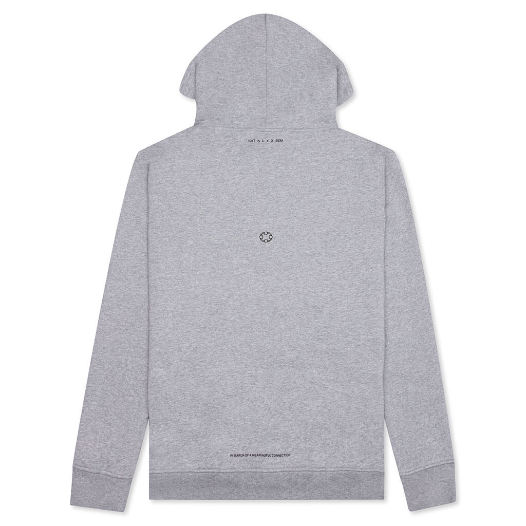 1017 ALYX 9SM HOODIE - GREY MELANGE - 2