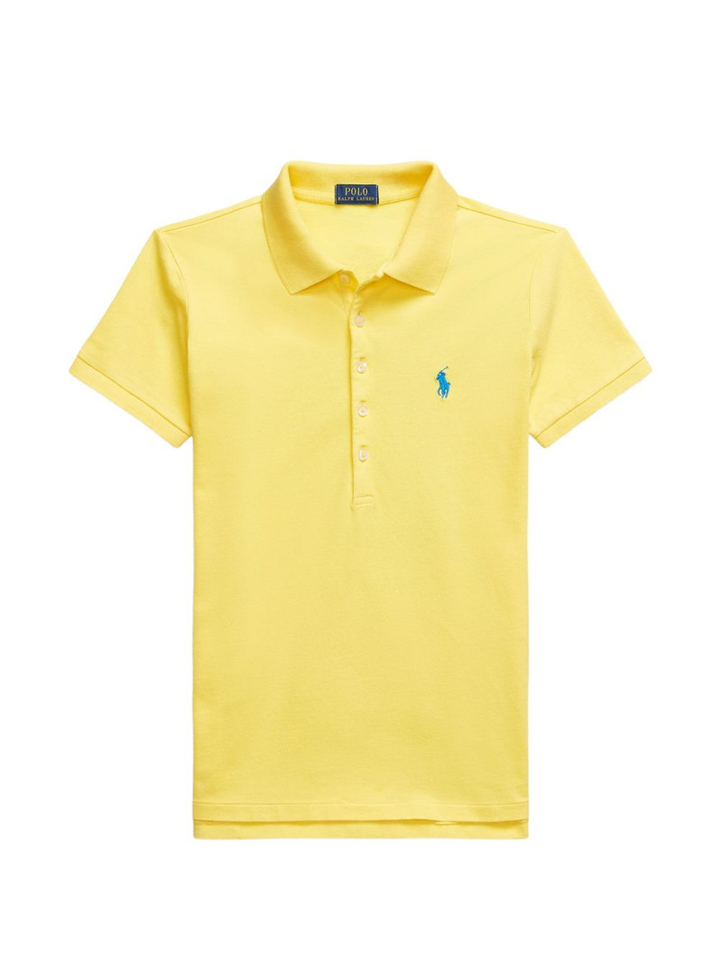 button logo polo top 1