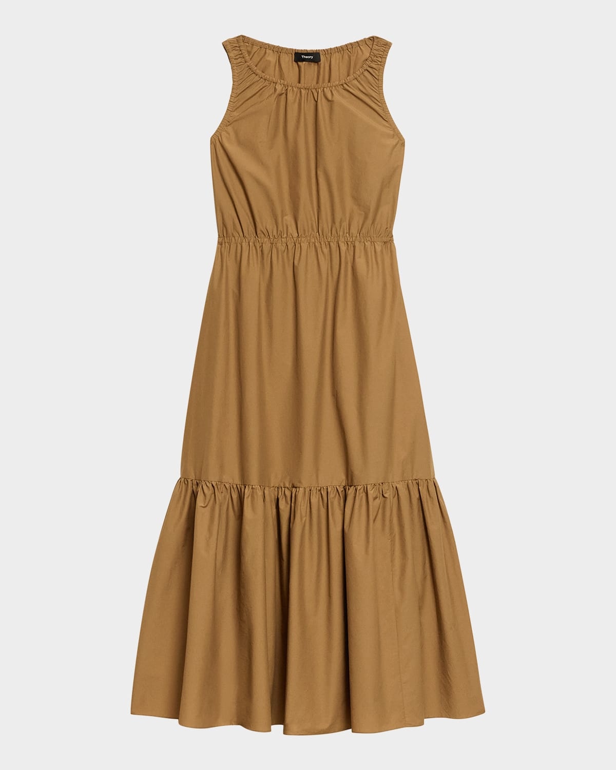 Tiered Sleeveless Gathered Dress - 1