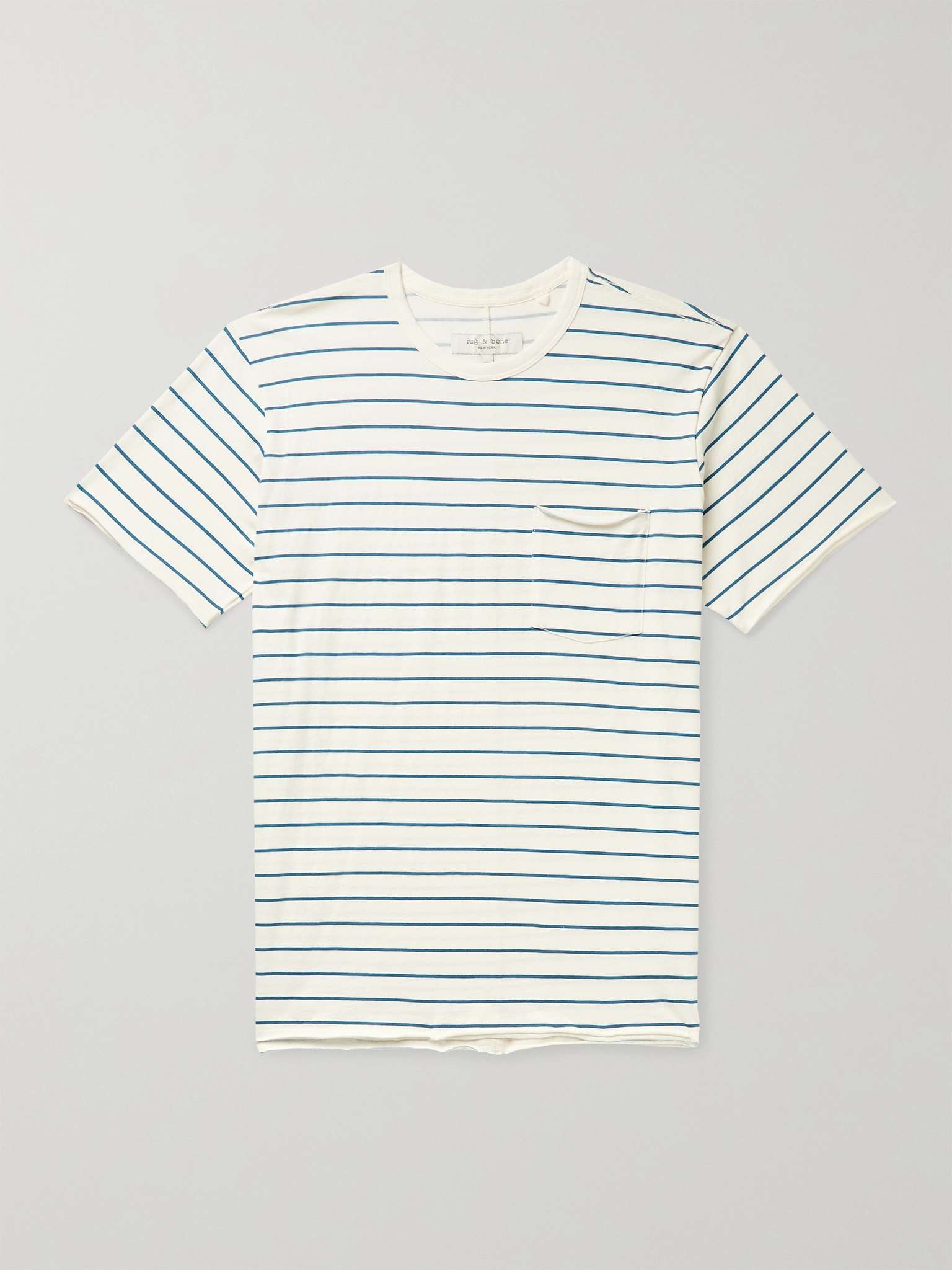 Miles Striped Organic Cotton-Jersey T-Shirt - 1