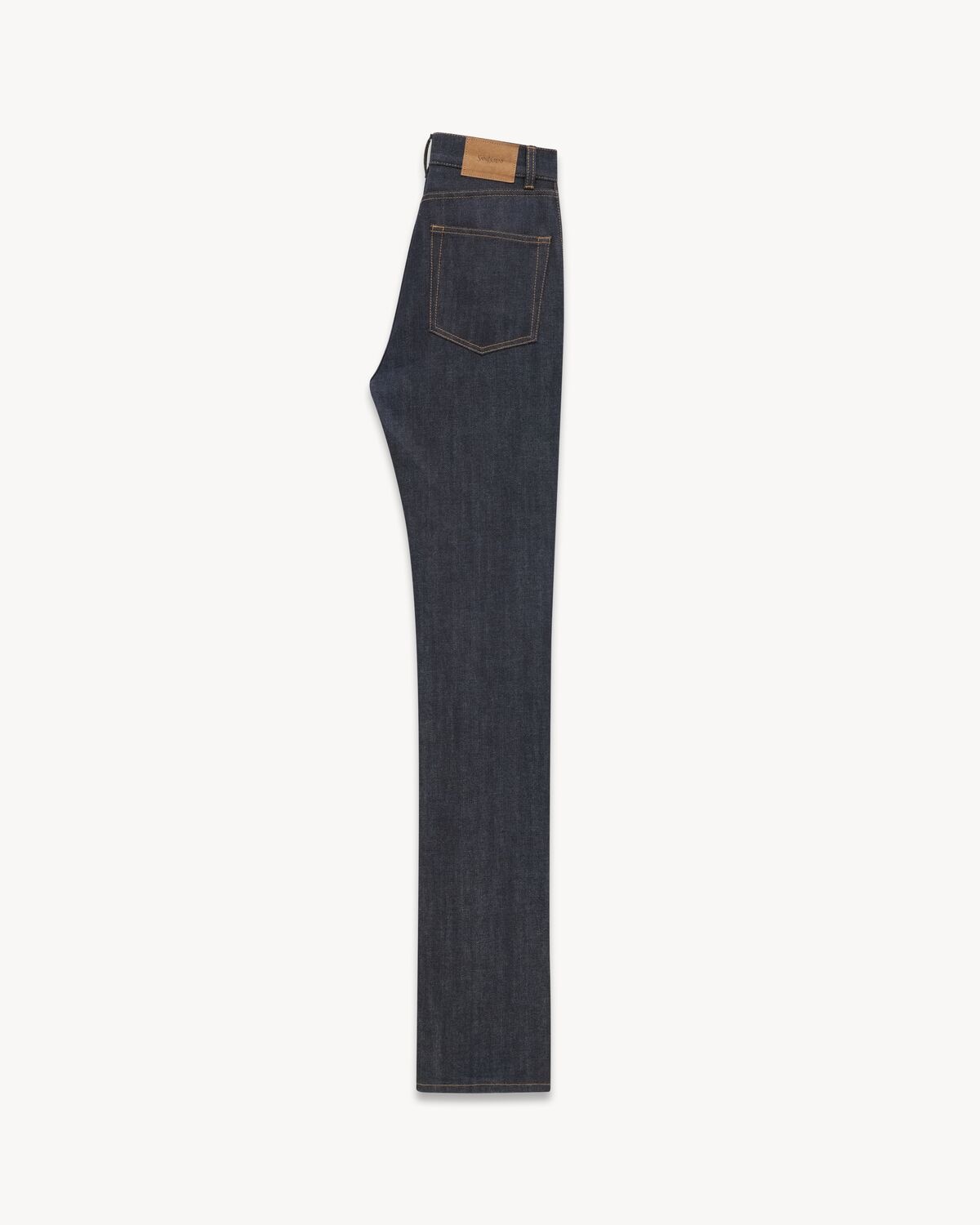 90'S SLIM JEANS IN RAW INDIGO DENIM - 2
