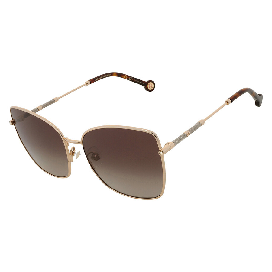 Carolina Herrera Brown Gradient Butterfly Ladies Sunglasses HER 0133/S 0000/HA 59 - 3