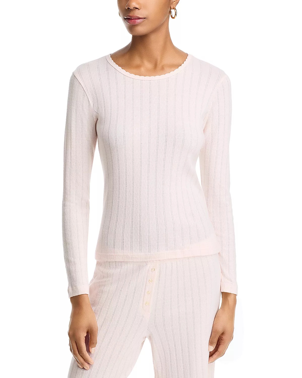 Pointelle Tee - 1