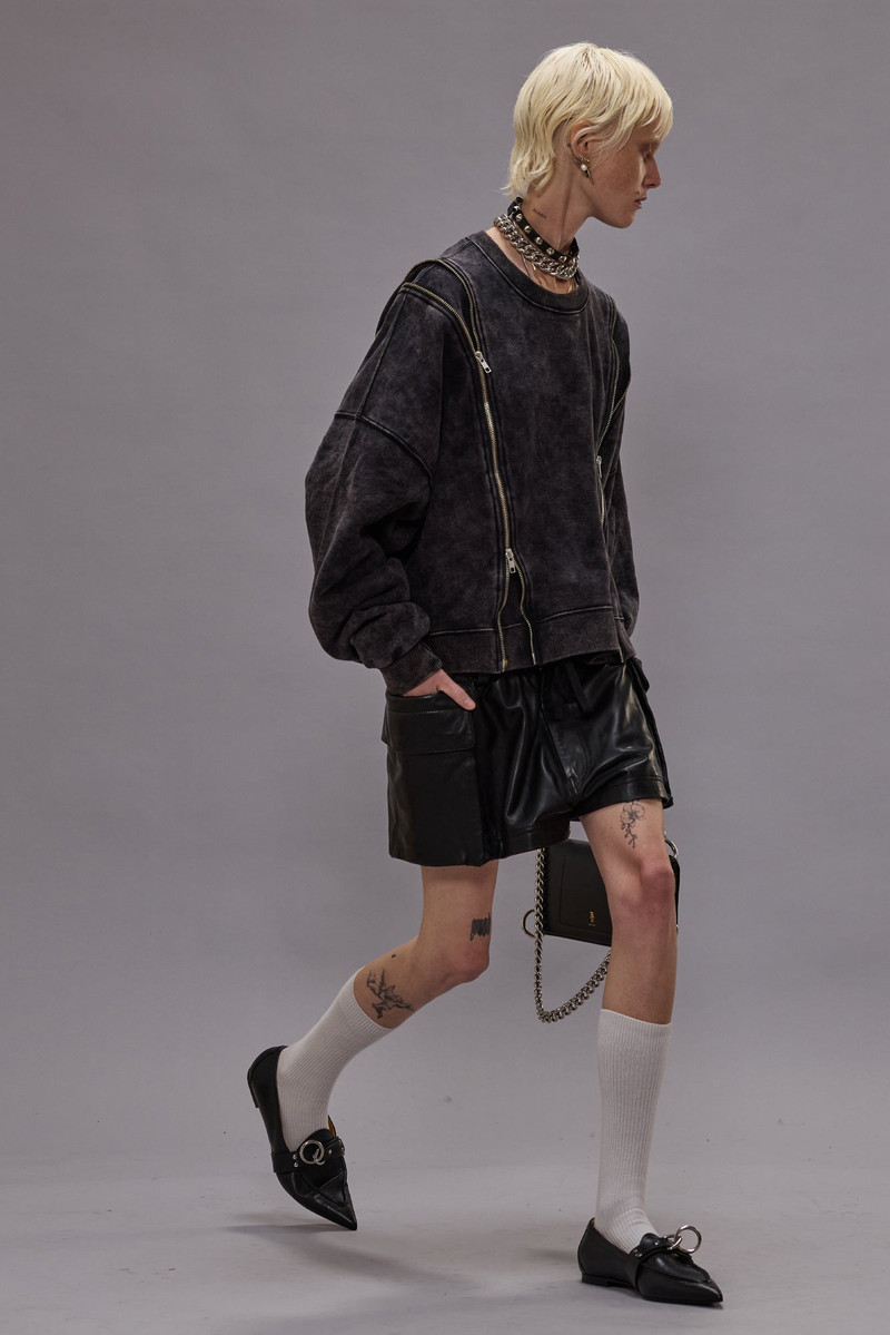 R13 ZIPPERED CREWNECK outlook