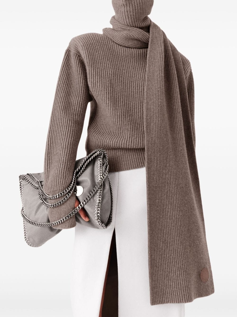 long-sleeve turtleneck jumper - 2