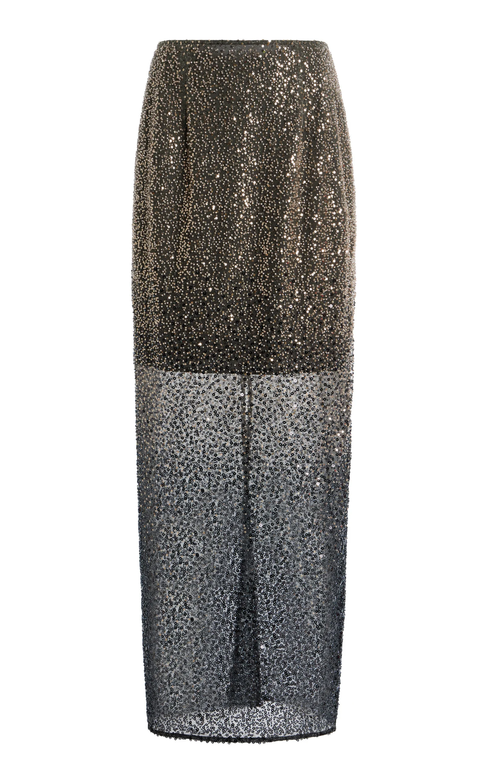 Beaded Maxi Skirt black - 1