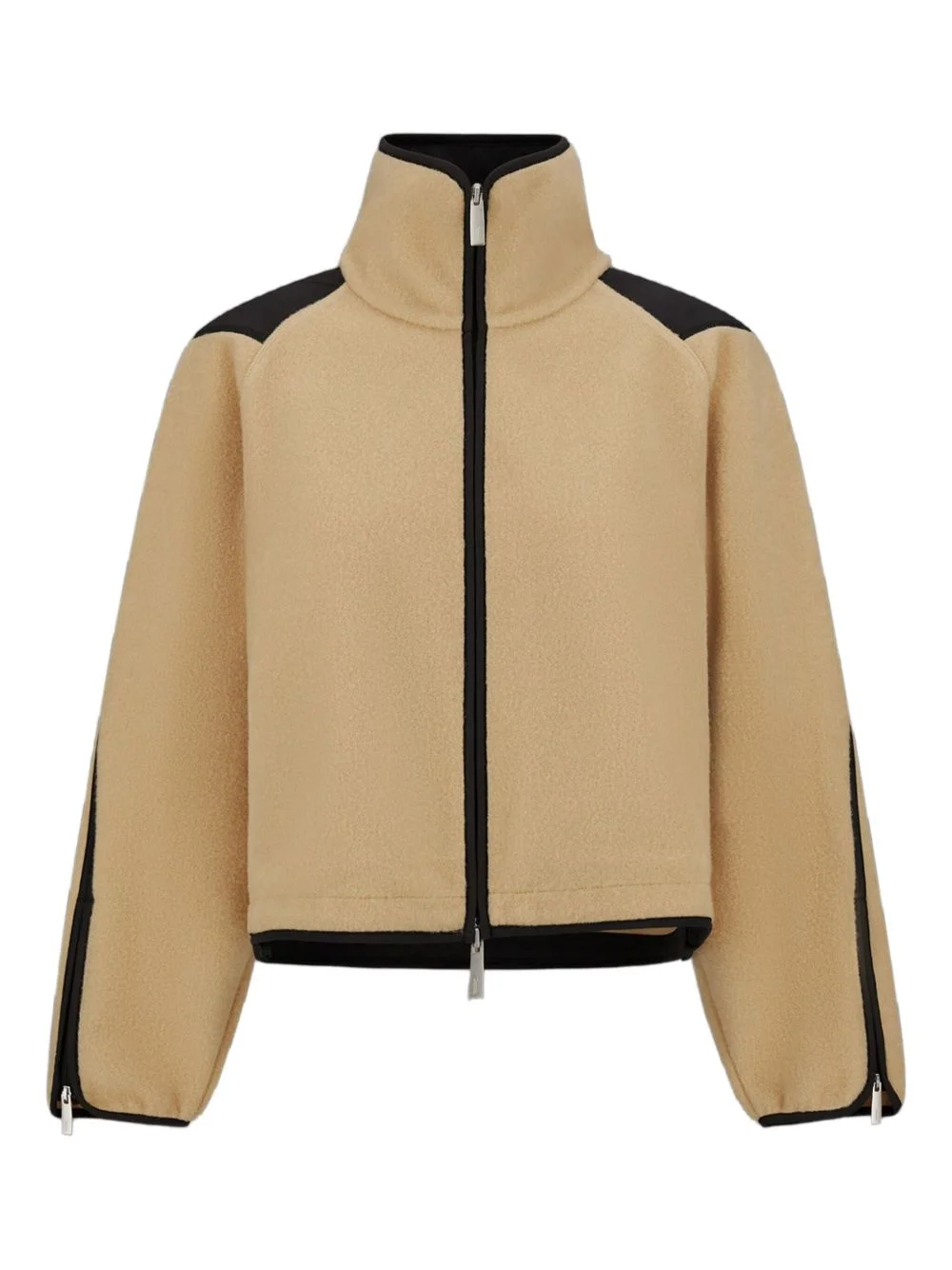 fleece zip-up jacket - 1