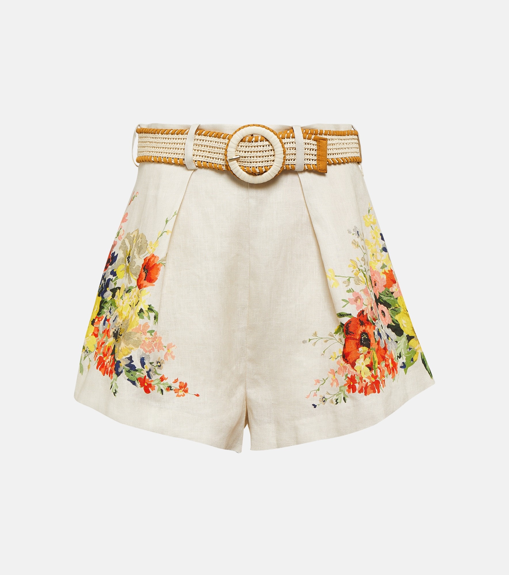 Alight floral linen shorts - 1