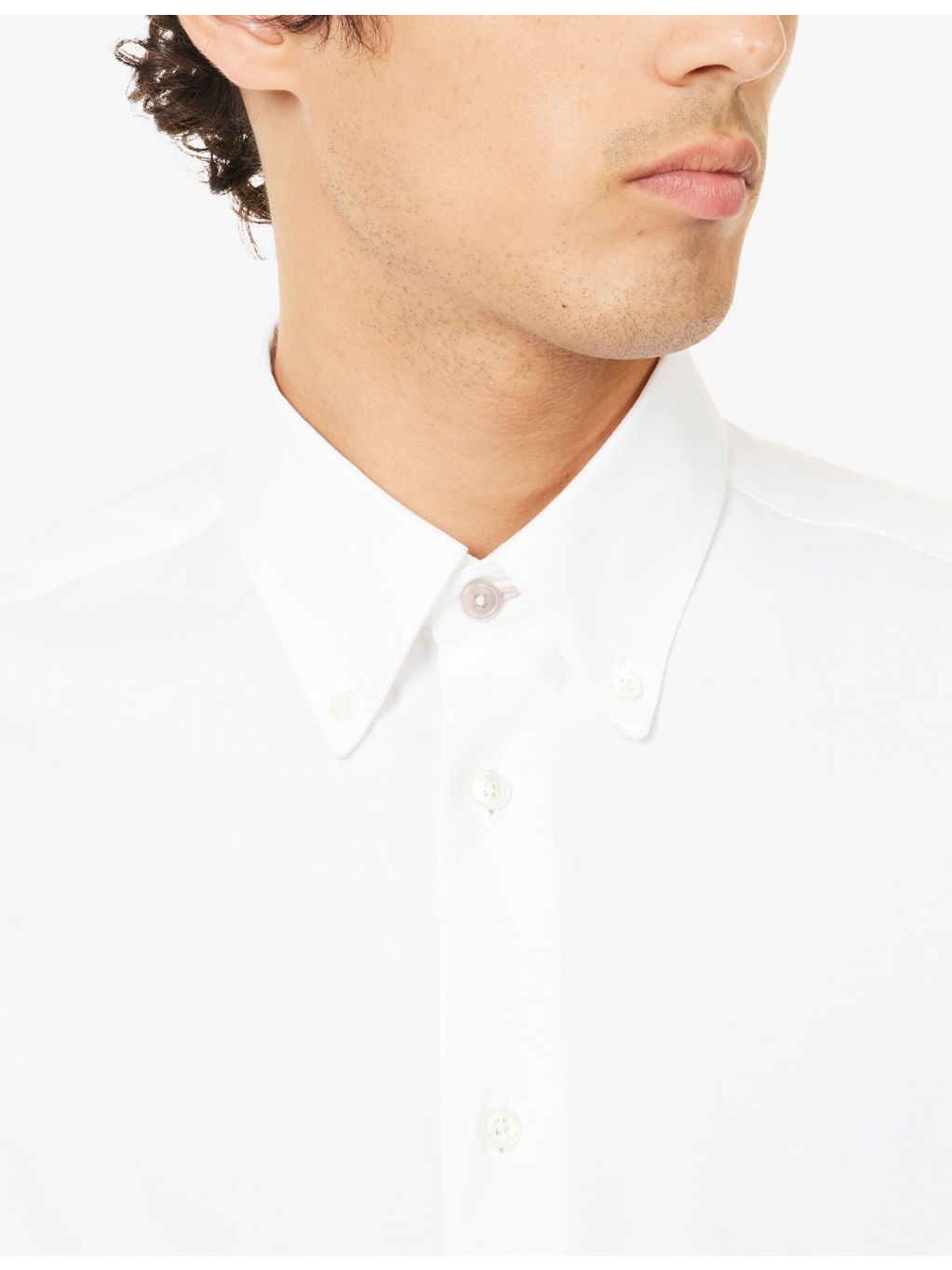 Casual-Fit Long-Sleeves Cotton Shirt - 5