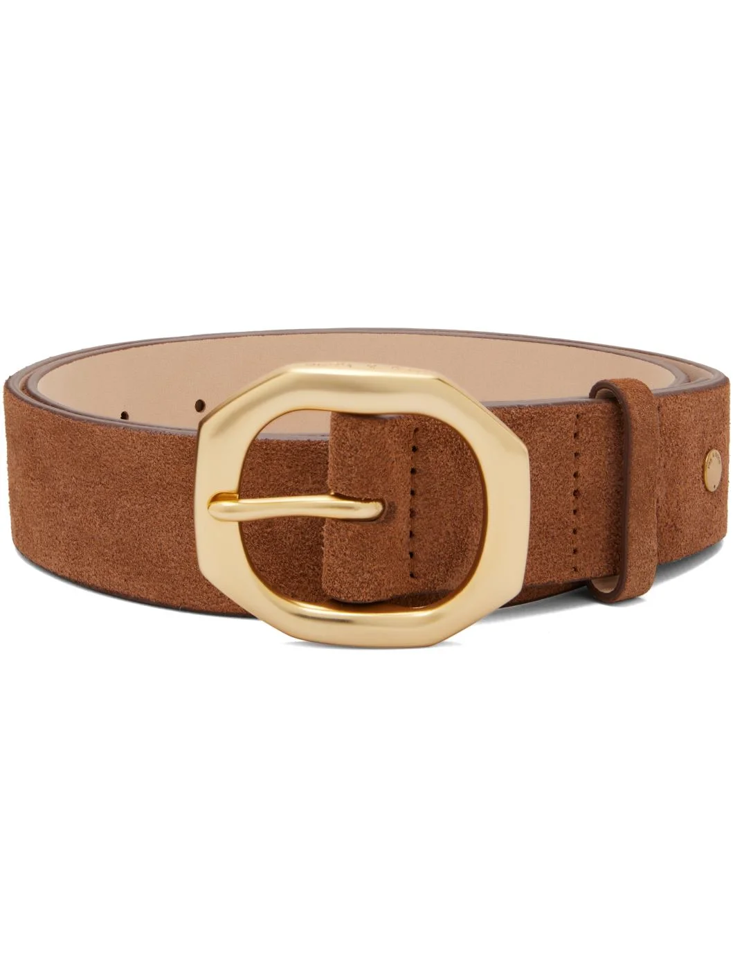 Brown Audrey Suede Belt - 1