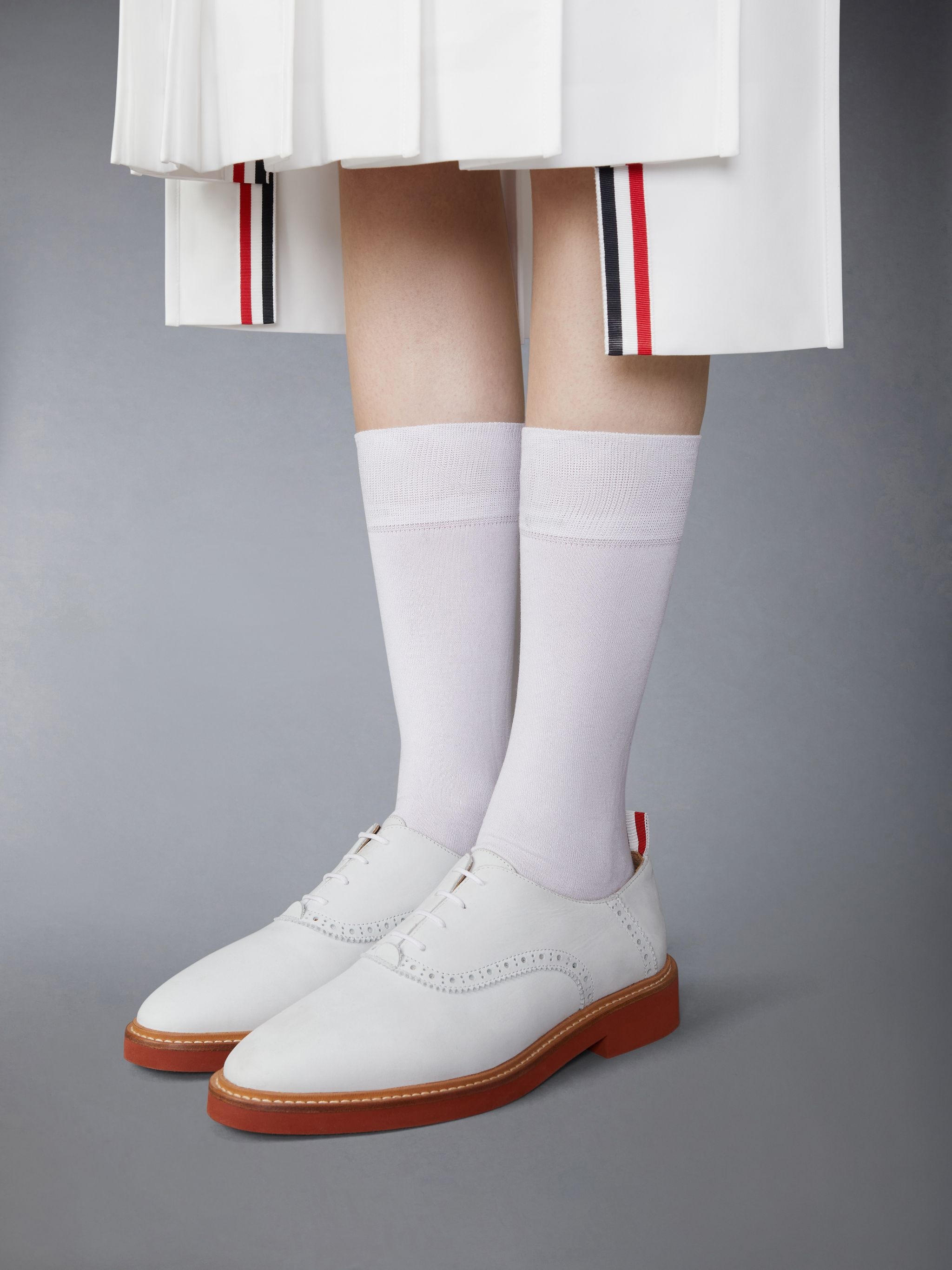Nubuck Micro Sole Saddle Shoe - 4