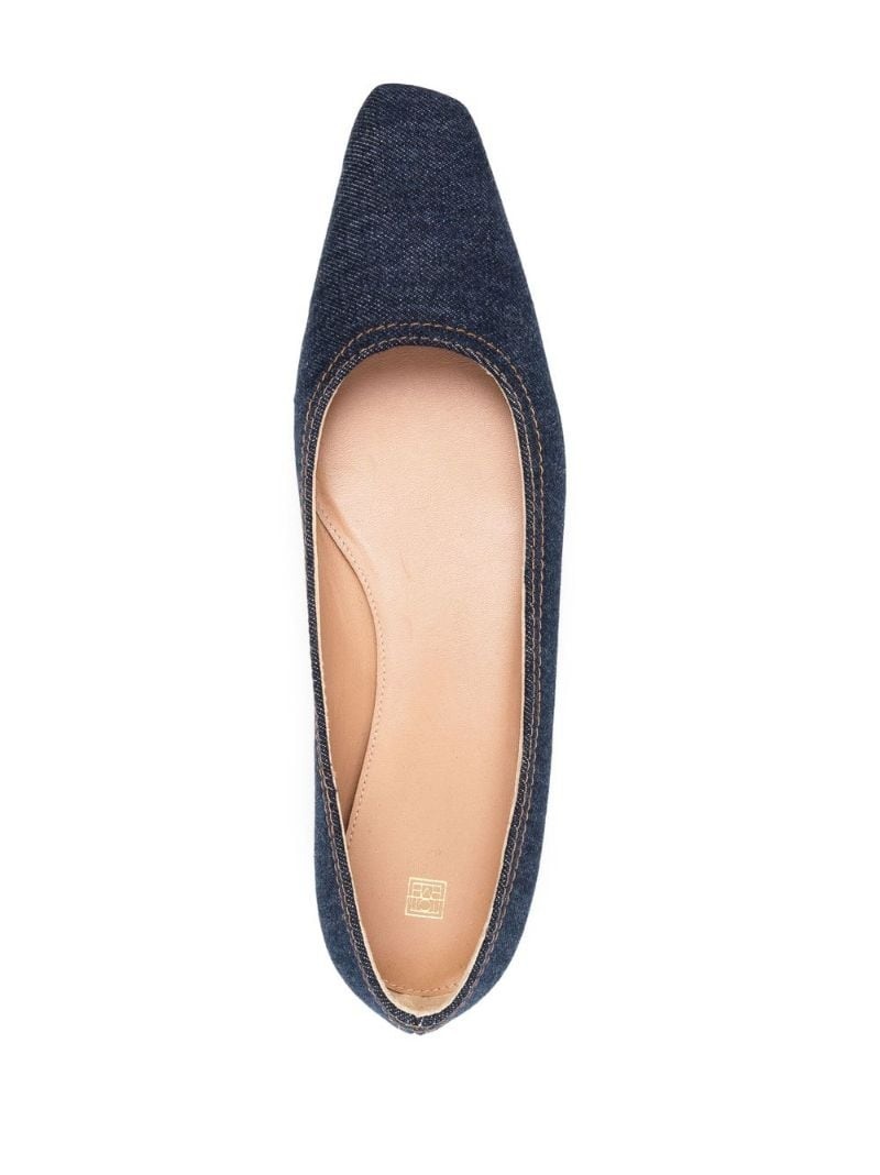 The Denim ballerina shoes - 4