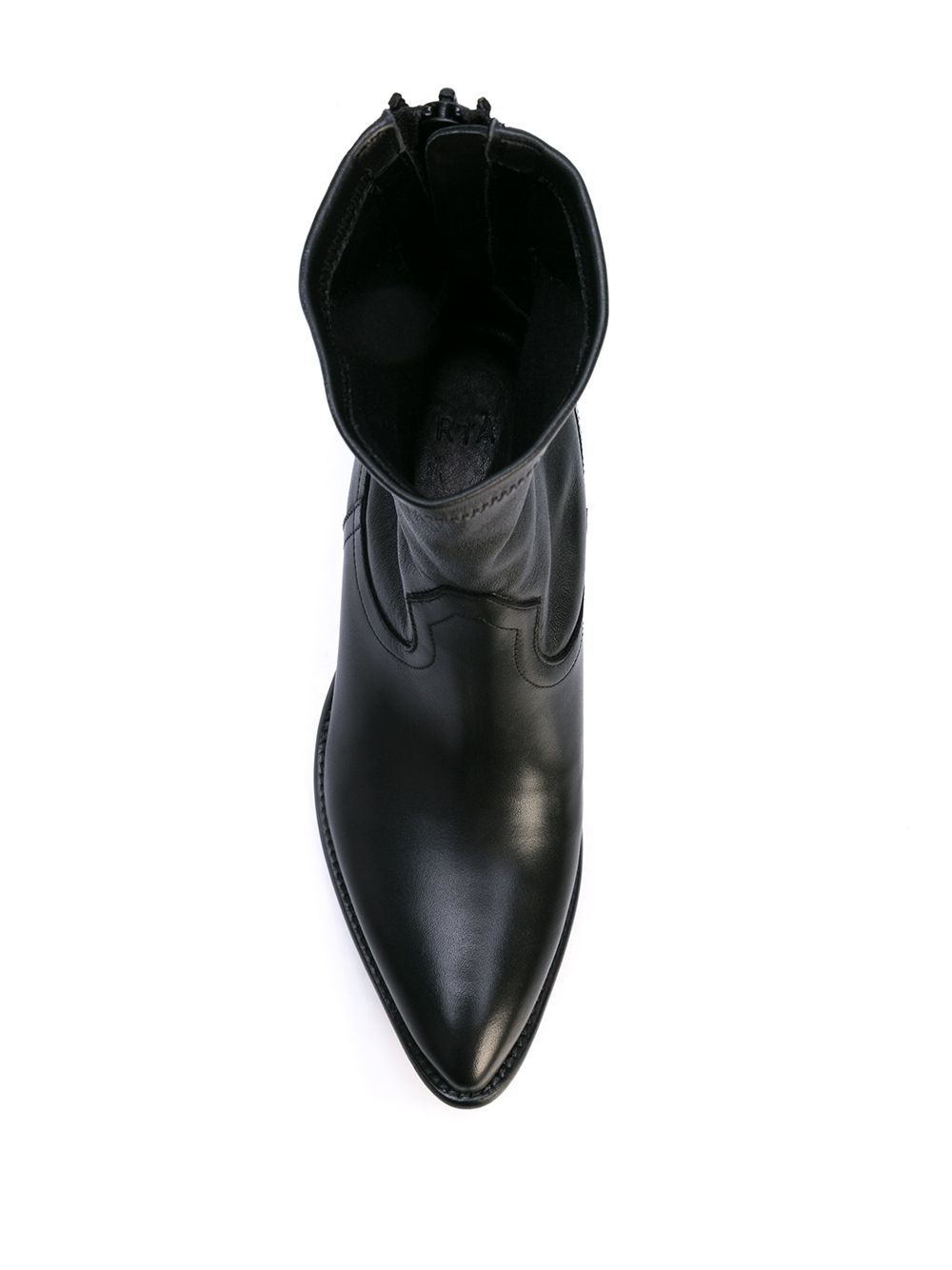 ankle zipped boots - 4