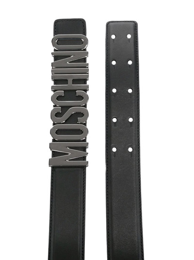 Moschino logo-lettering belt outlook