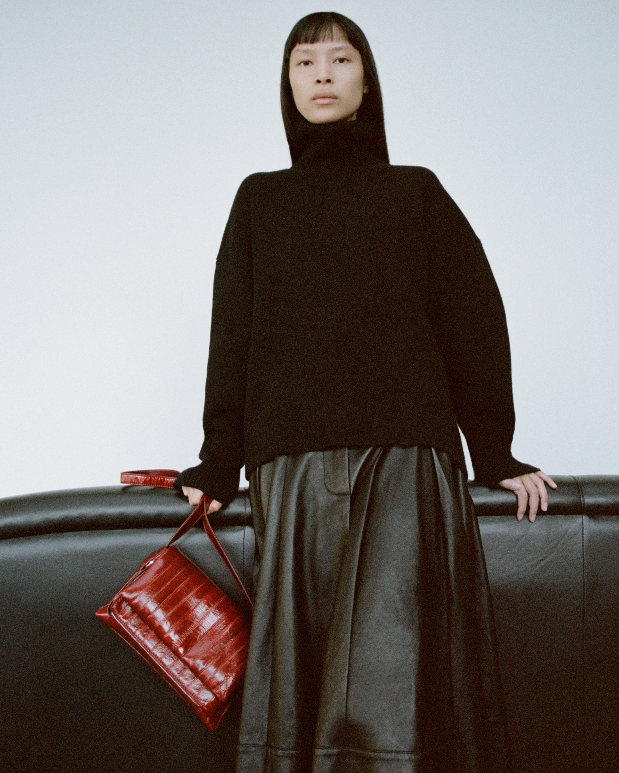 Sandra Turtleneck in Eco Doubleface Cashmere - 8