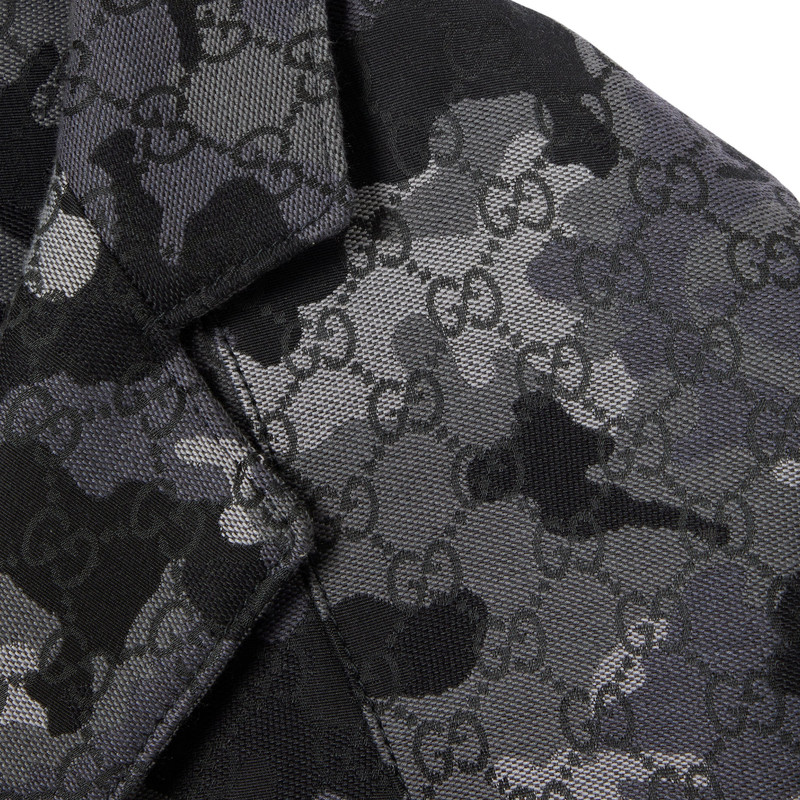 GG marbled cotton jacquard jacket 5
