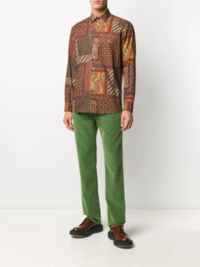 Etro paisley print shirt outlook