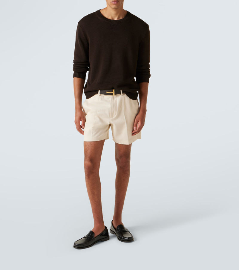 TOM FORD Cotton drill shorts outlook