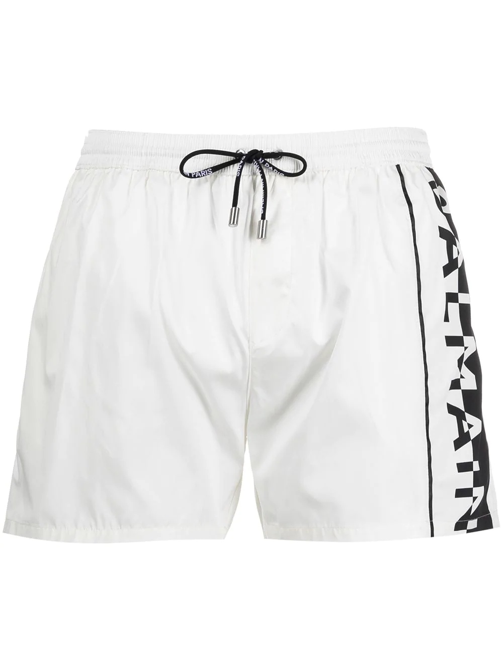 logo print swim shorts - 1