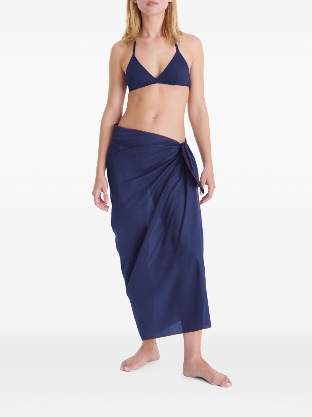 Cabine logo-embroidered sarong - 3