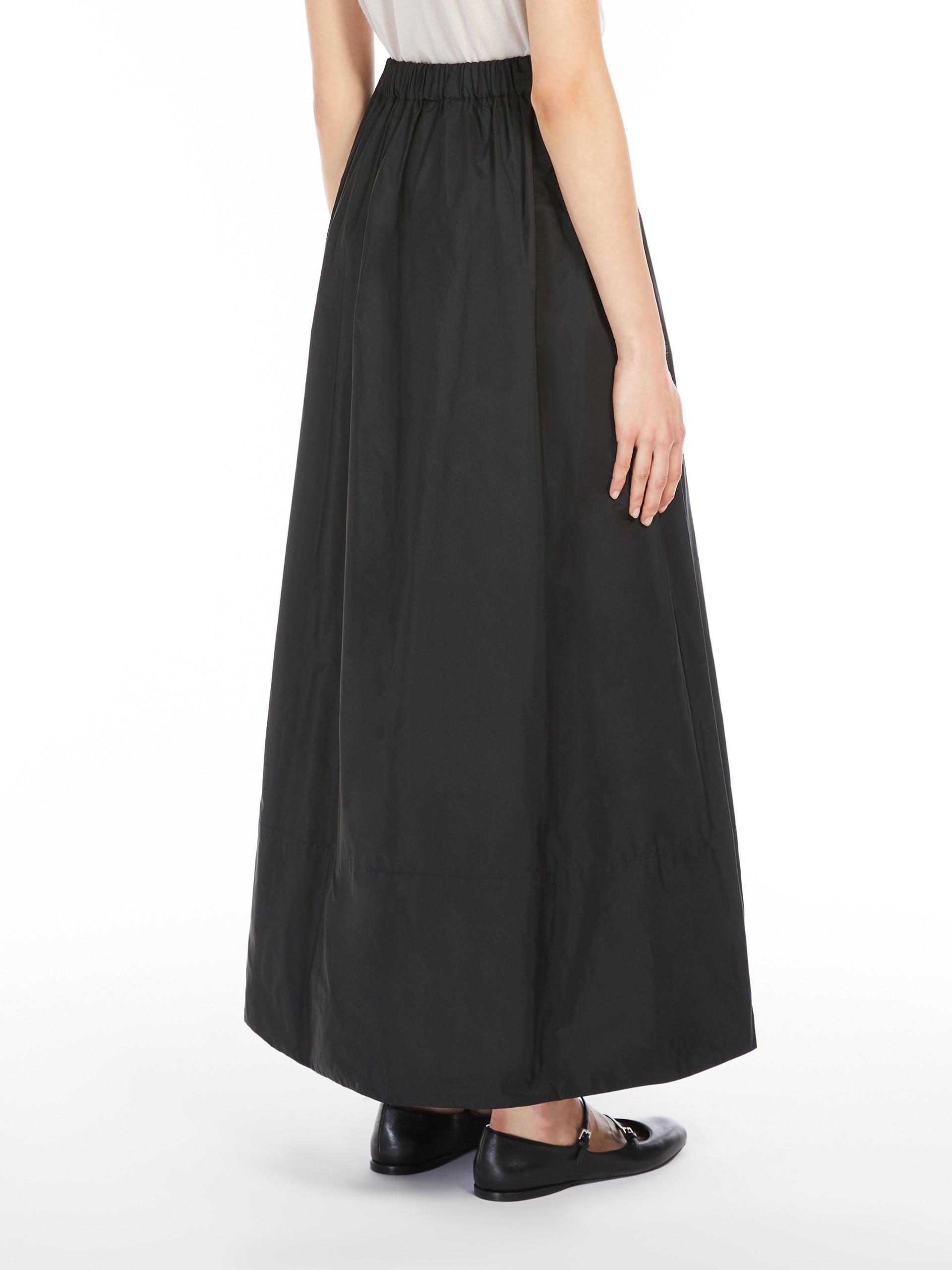 LIRICA Long taffeta skirt - 4