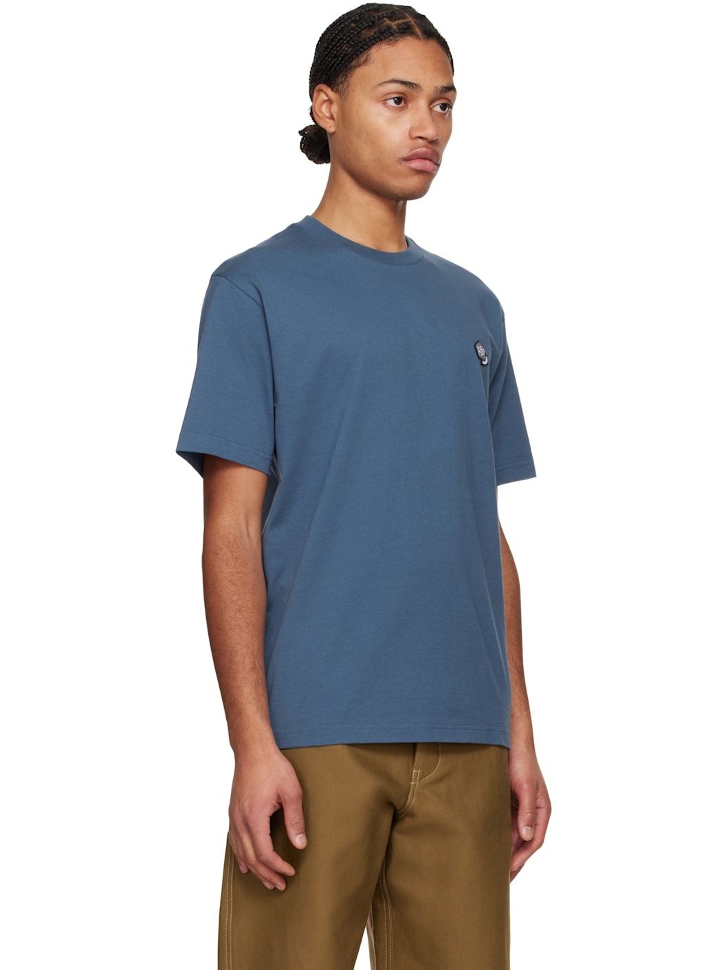 Blue Kenzo Paris 'Kenzo' Pop Embroidered T-shirt - 2